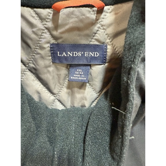 Lands' End Hoodie Jacket Men's XXL‎ Aquacheck Full Zip Insulated Cold Weather - Picture 3 of 11